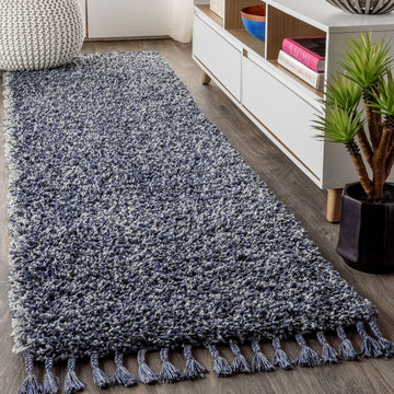 Mercer Shag Plush Tassel Area Rug
